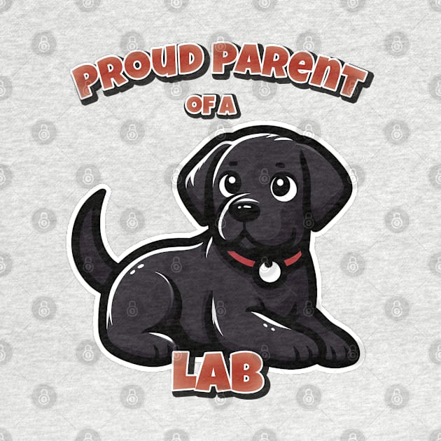 Black Labrador Cute by k9-tee